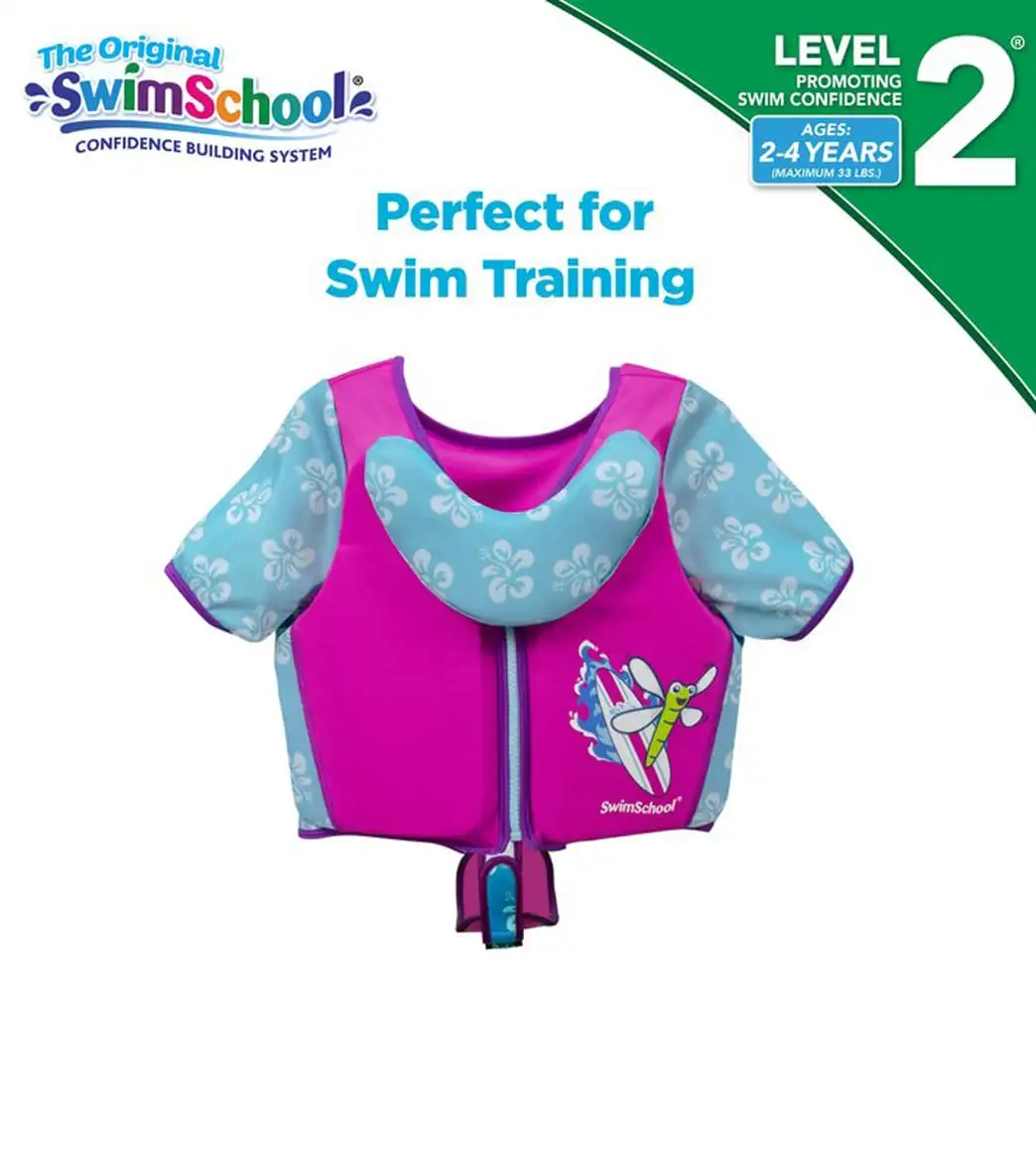 Aqua Leisure Kids' Deluxe Swim Trainer Vest With Collar - Image 5