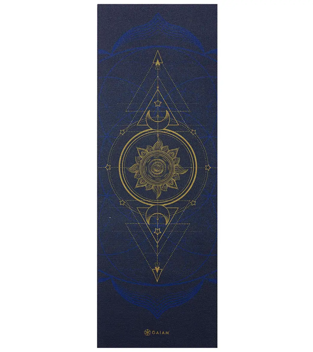 Gaiam Solar Metallic Yoga Mat 68" 6mm