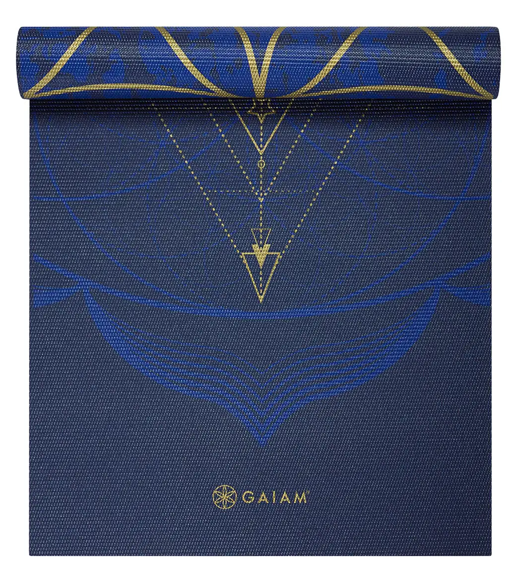 Gaiam Solar Metallic Yoga Mat 68" 6mm - Image 3