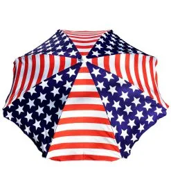 WET PRODUCTS Beach Umbrella Sling Pack With Tilt American Flag
