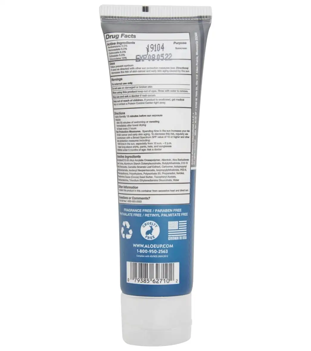 Aloe Up Sport SPF 50 Lotion Sunscreen 1oz - Image 2