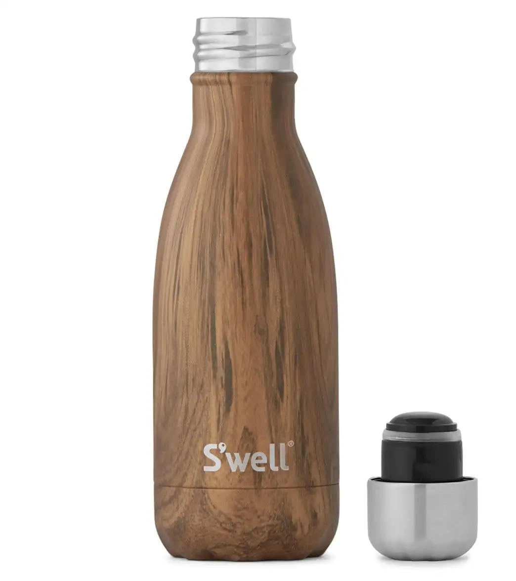 S'well Teakwood 9oz Stainless Steel Water Bottle - Image 2
