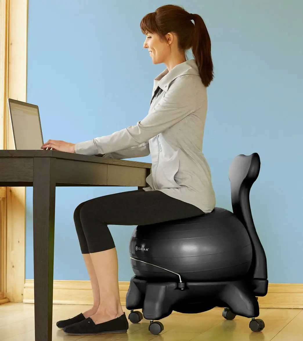 Gaiam Balance Ball Chair - Image 4