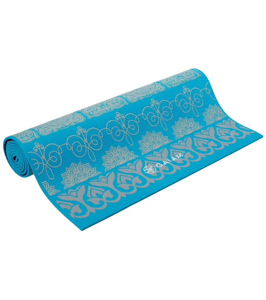 Gaiam Reversible Kiku Premium Yoga Mat 68" 5mm - Image 2