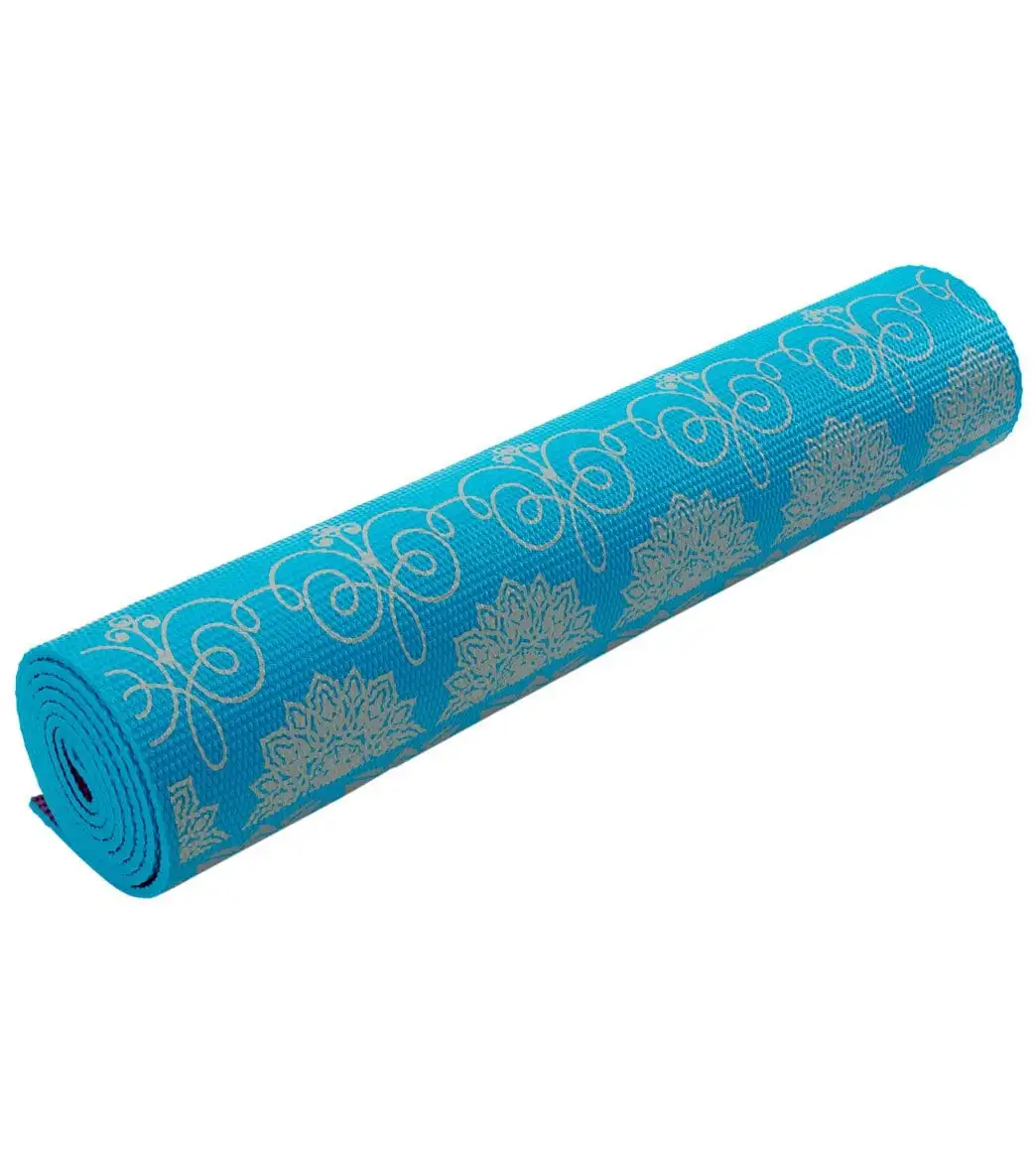 Gaiam Reversible Kiku Premium Yoga Mat 68" 5mm - Image 4