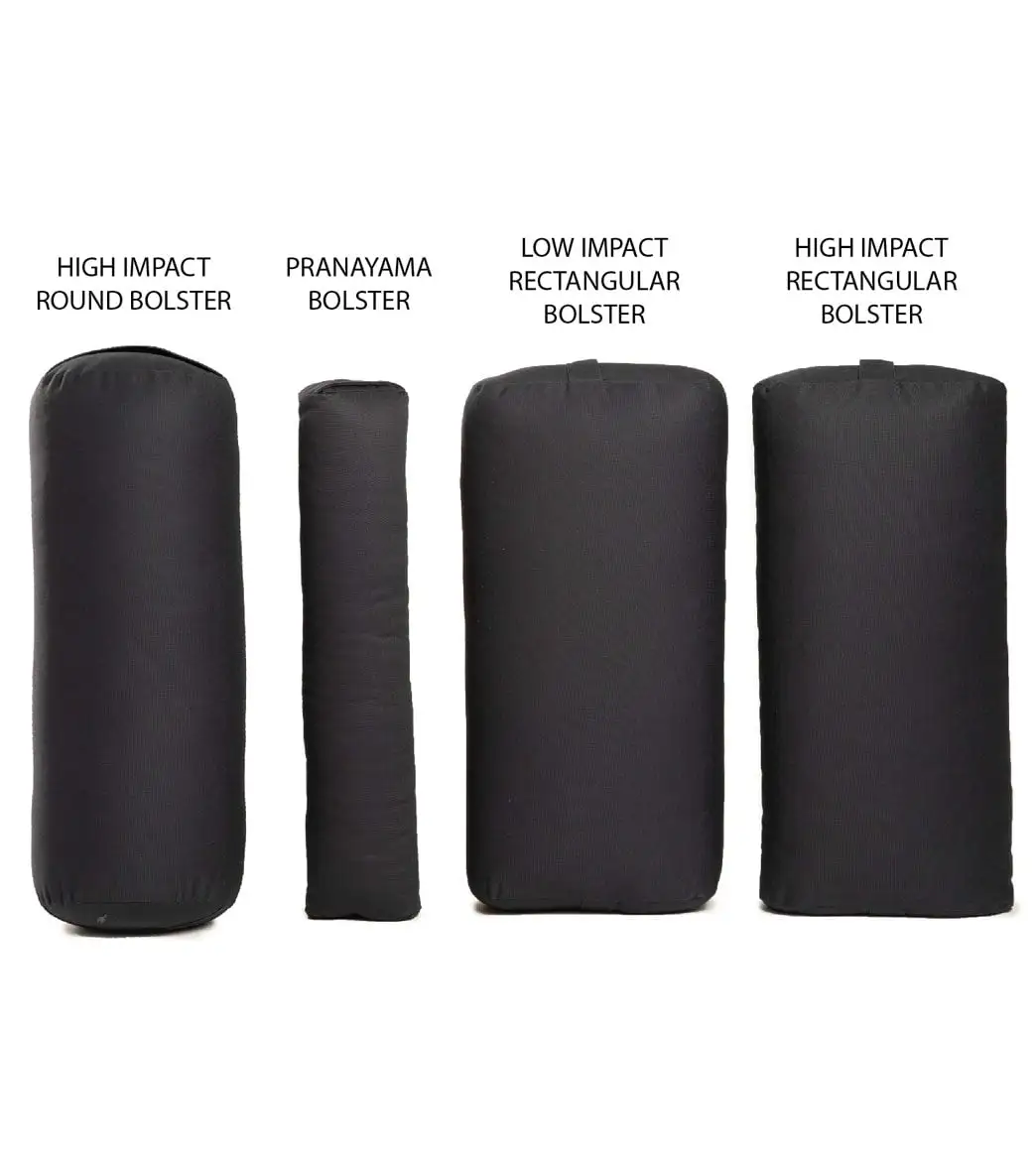 Everyday Yoga High Impact Cotton Round Yoga Bolster - Image 5