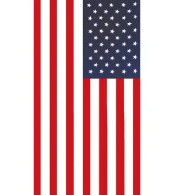 Dohler USA Dohler American Flag Beach Towel 30" X 60"