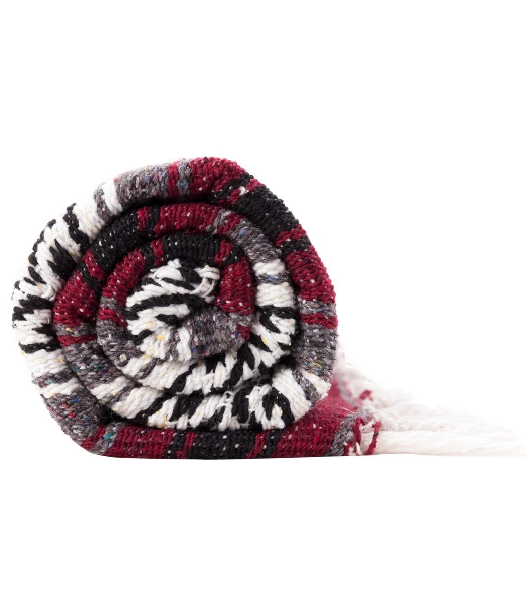 Native Yoga Heavy Weight Falsa Mexican Yoga Blanket - Image 4