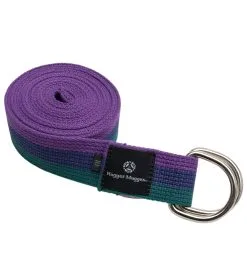 Hugger-Mugger D-Ring Cotton Yoga Strap 10'