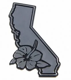 WET PRODUCTS "California Surf" Car Emblem