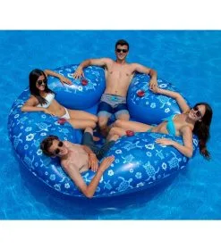 Swimline Tropical 4 Person Lounger