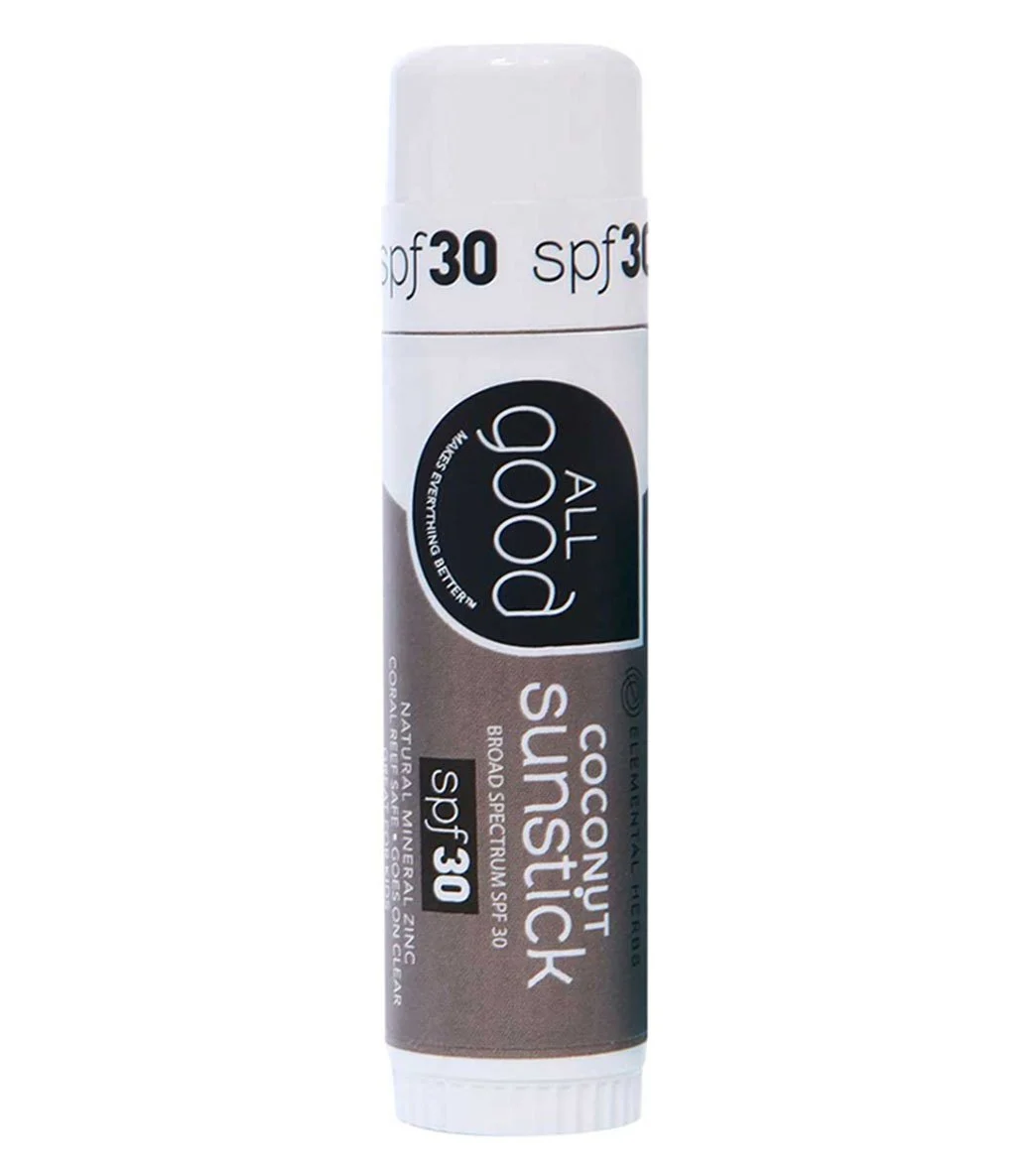 All Good SPF 30 Zinc Coconut Sunstick .6oz