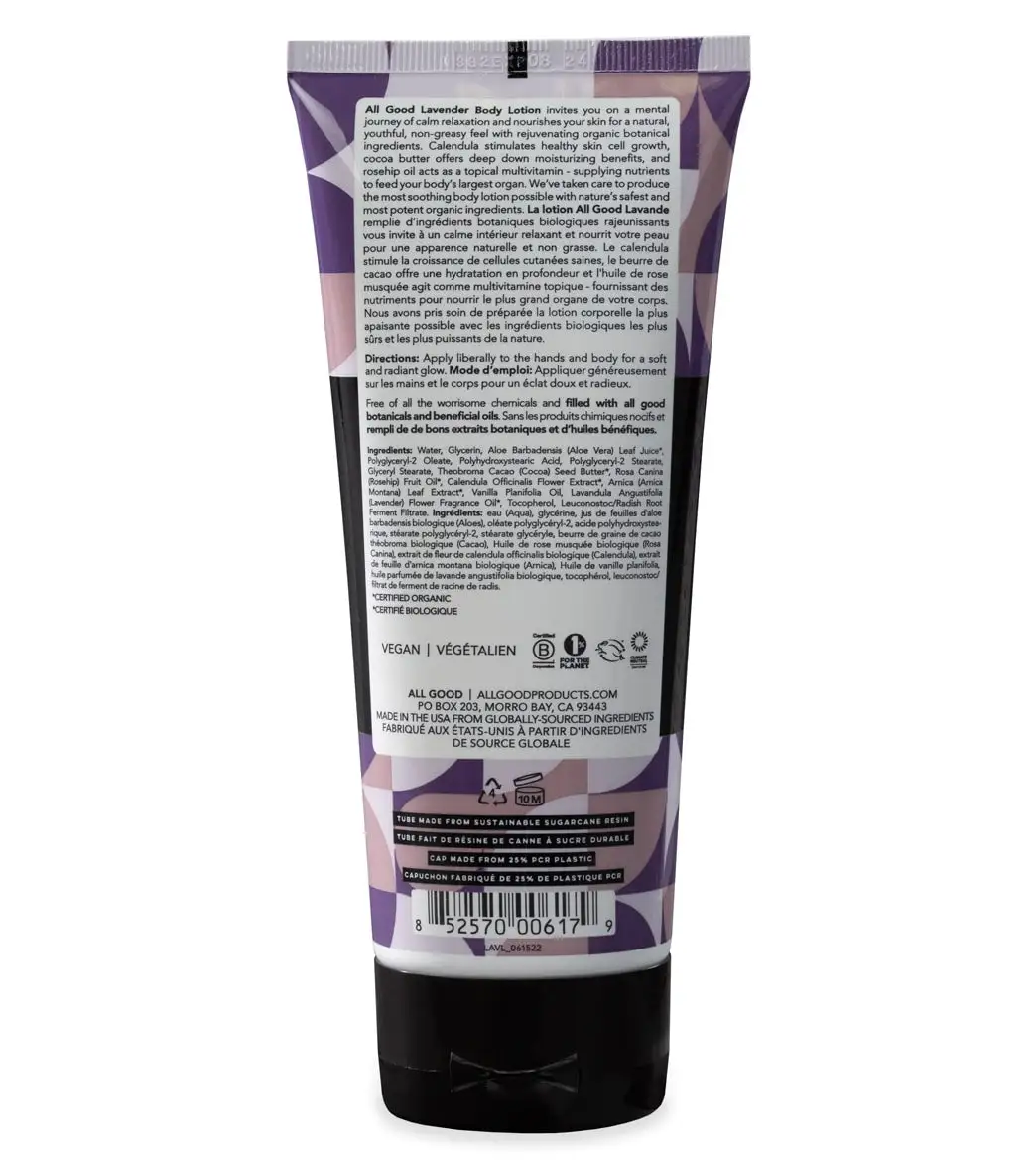 All Good Lavender Body Lotion 6oz - Image 3
