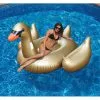 Swimline Giant Golden Goose Ride-On Lounger