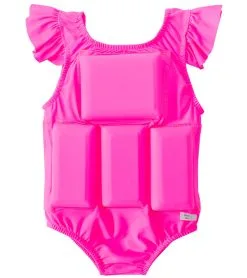 My Pool Pal Girls' Hot Pink Princess Floatation Swimsuit (Toddler, Little Kid)