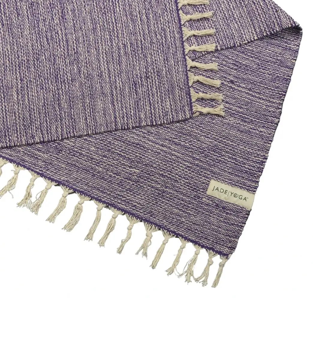 JADE YOGA Recycled Cotton Yoga Blanket - Image 3