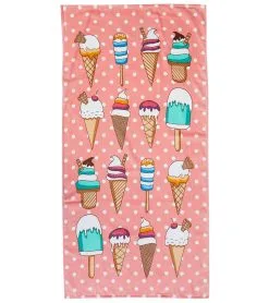 Dohler USA Dohler Ice Cream Beach Towel 30”X 60”