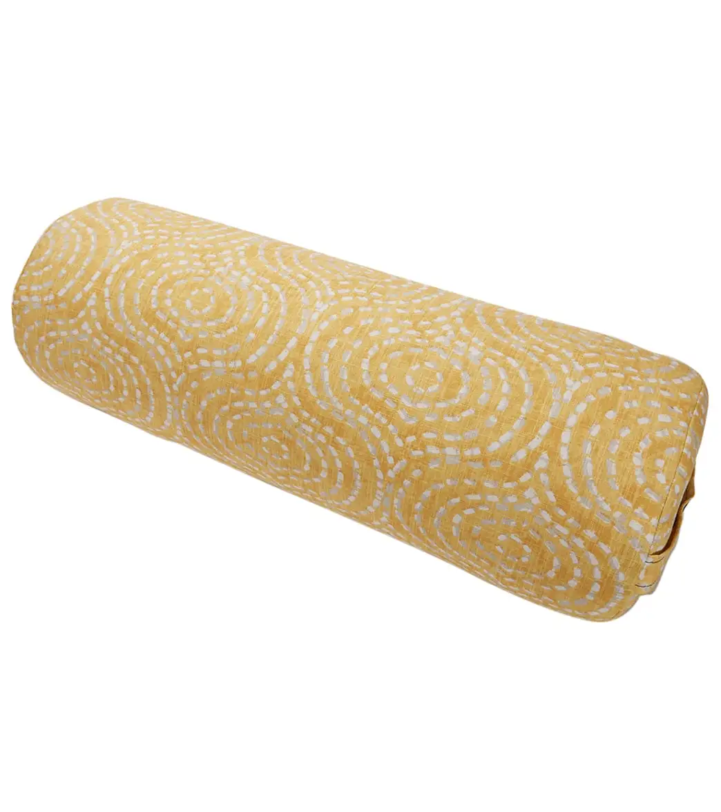 Hugger-Mugger Round Printed Yoga Bolster